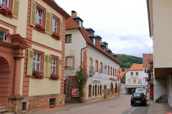 Juli 2020 Bad Bergzabern Tyskland Visa Staden Bad Bergzabern Pfalz — Stockfoto