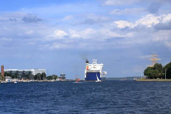 August 2020 Travemünde Deutschland Berühmter Ostseehafen Mit Vielen Liegeplätzen Und — Stockfoto