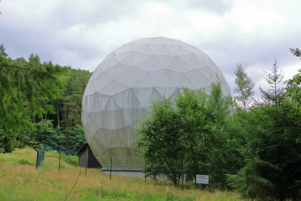 Ehemalige Nato F20 Satelliten Bodenstation Satcom Pleisweiler Oberhofen Bei Bad — Stockfoto