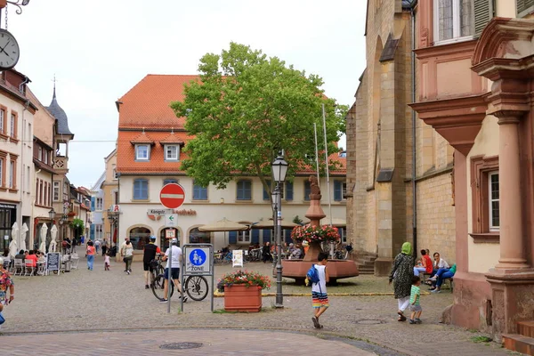 Julio 2020 Bad Bergzabern Alemania Vista Ciudad Bad Bergzabern Palatinado — Foto de Stock