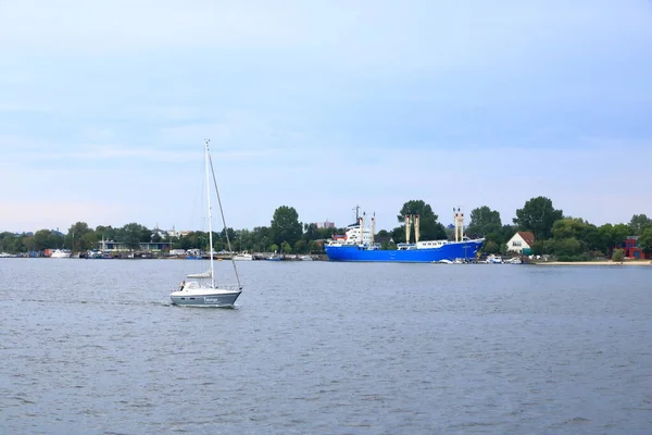 August 2020 Rostock Warnemünde Mecklenburg Vorpommern Deutschland Blick Auf Das — Stockfoto