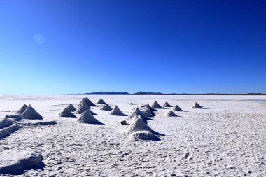 Salar de Uyuni 'de tuz madenciliği, Bolivya