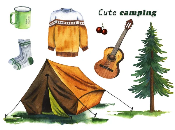 Lindo camping —  Fotos de Stock
