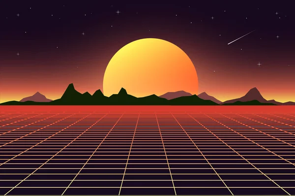 Retro 80s Disco album cover design Template