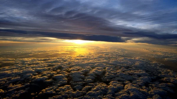 Sonnenuntergang Von Oben Gesehen — Stockfoto