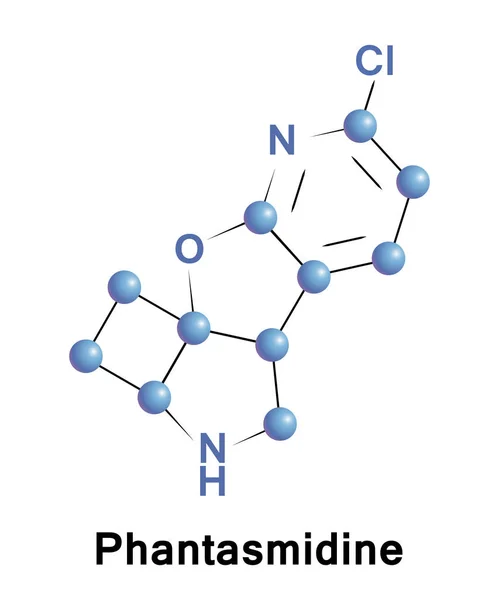 Phantasmidine 有毒物质 — 图库矢量图片