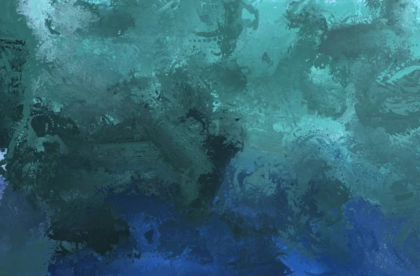 Abstrakte Malerei Farbtextur. farbenfrohe Leinwand blau — Stockfoto