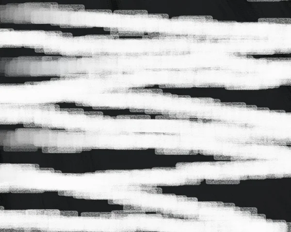 Witte glitch lijnen op de zwarte achtergrond — Stockfoto