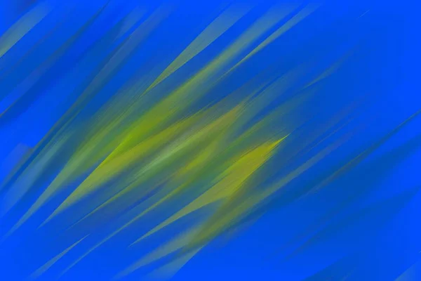 Brillante abstracción en azul y amarillo, ilustración de trama —  Fotos de Stock