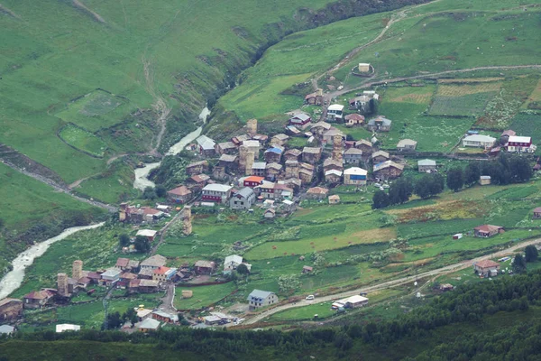 Grúz falu — Stock Fotó