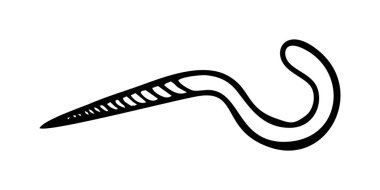 VECTOR 'daki beyaz bir arka bahçeye bir haber spikeri çizimi.