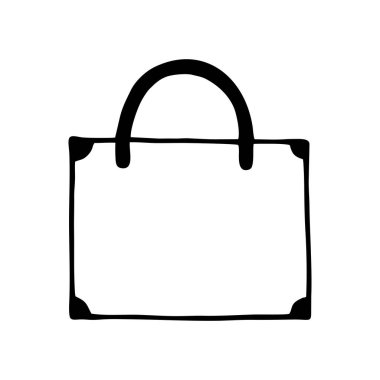 VECTOR 'daki beyaz bir sırt çantasının üzerinde.