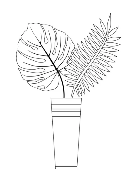 Колоринього Містера Ліавесії Palm Trees Vector — стоковий вектор