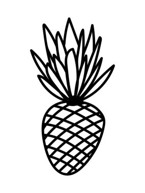 VECTOR 'DA BİR BEYAZ Zemininde PINEApLE