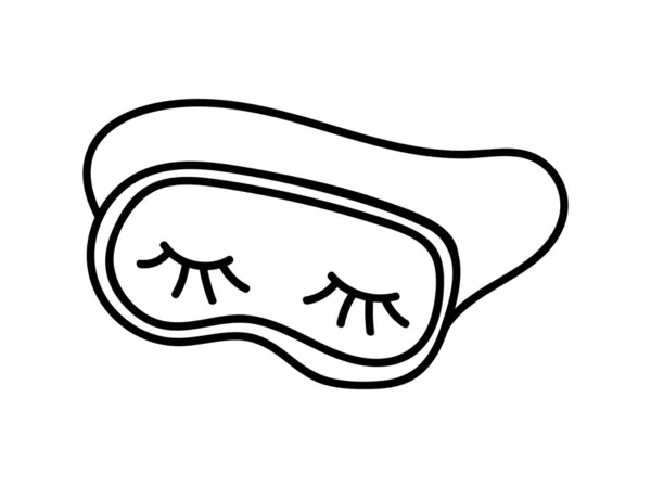 Eye Patch White Background Vector — Stockový vektor