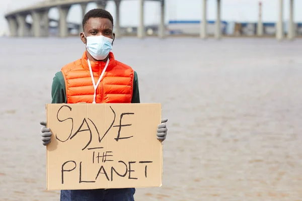 Voluntario dijo Salvar el planeta —  Fotos de Stock