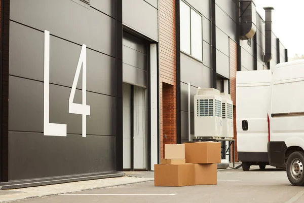 Warehouse for parcels and loads — Stock Photo, Image