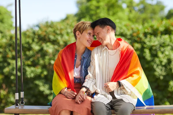 Promowanie miłości lesbijek — Zdjęcie stockowe