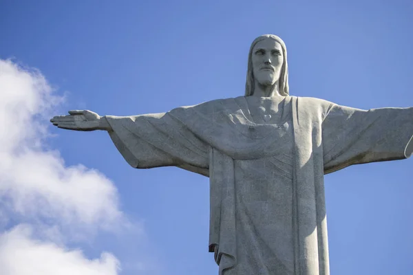 Rio Janeiro Brazilië Juli 2017 Rechter Arm Bovenlichaam Van Jezus — Stockfoto