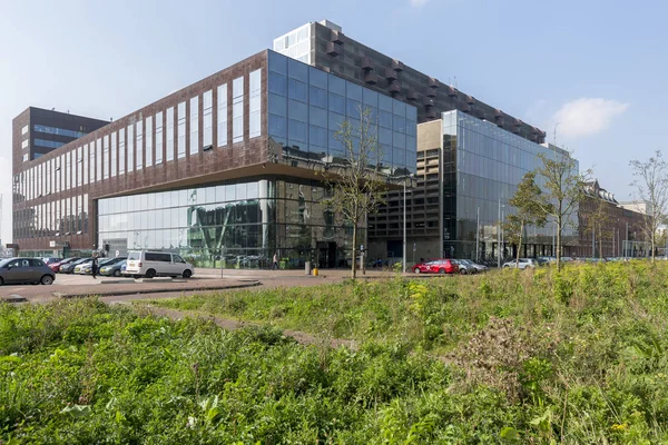 Rotterdam Nederländerna September 2017 Modern Byggnad Radiosände Och Rijnmond Lokal — Stockfoto