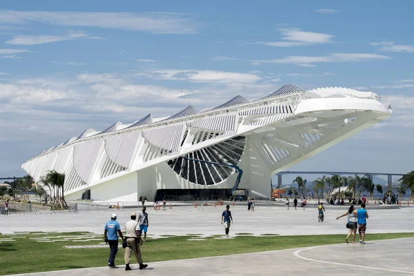 リオデジャネイロ ブラジル 2015年12月13日 リオデジャネイロの持続可能な明日博物館は リオ2016オリンピックの直前にオープンしました — ストック写真