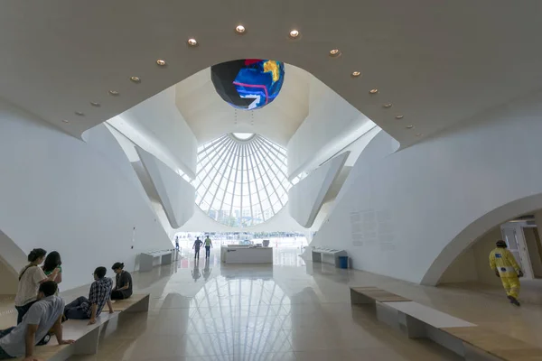 Rio Janeiro Brasil Dezembro 2015 Hall Entrada Museu Amanhã Autossustentável — Fotografia de Stock