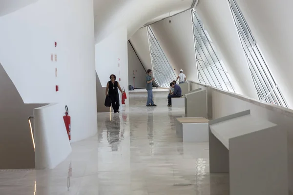 Rio Janeiro Brasil Junho 2016 Corredor Interior Dentro Museu Amanha — Fotografia de Stock