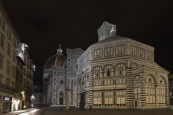 Cathedral of Florence at night