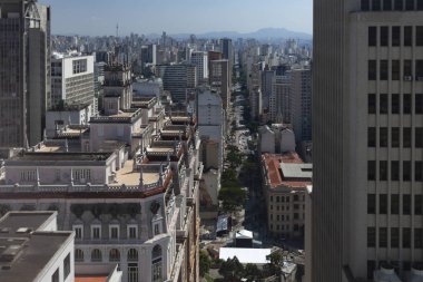 Cadde üzerinde görünümü ile Cityscape