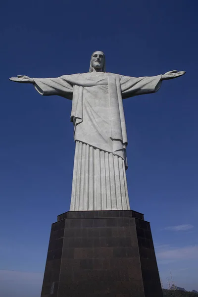 Rio Janeiro Brasilien December 2010 Kristus Redeemer Statyn Rio Janeiro — Stockfoto