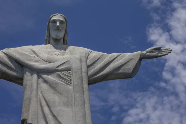 Rio Janeiro Brazilië December 2010 Linker Arm Bovenlichaam Van Christus — Stockfoto