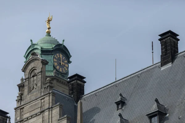 Architectural Detail Old Municipality City Hall Rotterdam Netherlands — Stock Photo, Image