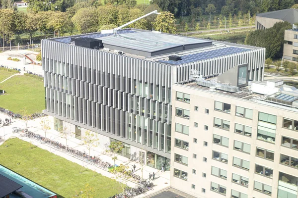 Rotterdam Nederländerna September 2019 Arkitektur Polakbyggnaden Campus Vid Erasmus University — Stockfoto