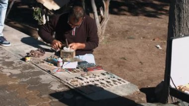 Marakeş Geleneksel zanaatkar, Fas.