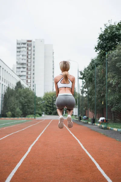 Chica Entra Para Los Deportes — Foto de Stock