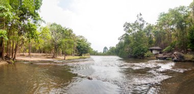 Tayland 'daki Chaiyaphum 'da Tadton Şelalesi Panoraması, Tayland Milli Parkı No. 23