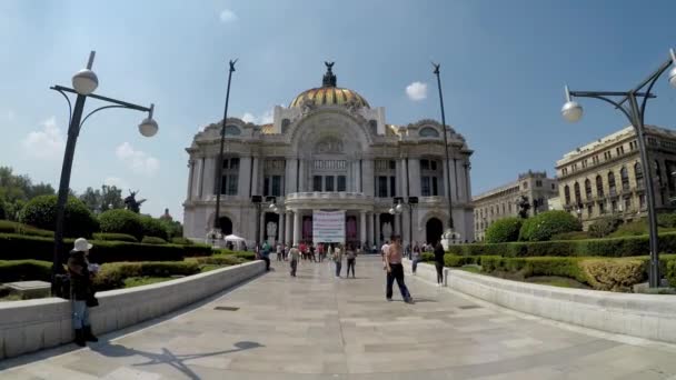 Città Del Messico Messico Giugno 2019 Palazzo Delle Belle Arti — Video Stock