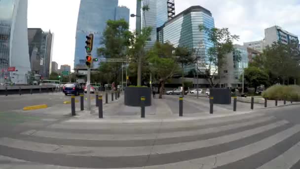 Mexico City Mexiko Juni 2019 Moving Timelapse Mixcoac Linear Park — Stockvideo