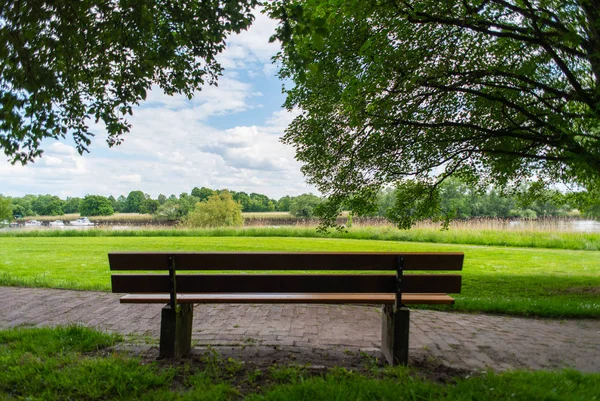 Safari Fotográfico Través Del Knoops Park Bremen Río Lesum — Foto de Stock