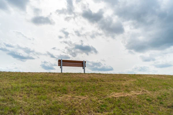 Maravillosa Vista Con Este Banco Naturaleza Abierta — Foto de Stock