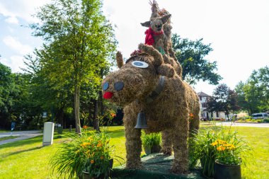 Hambergen, Almanya, 19 Temmuz 2019: Samtgemeinde Hambergen Variou