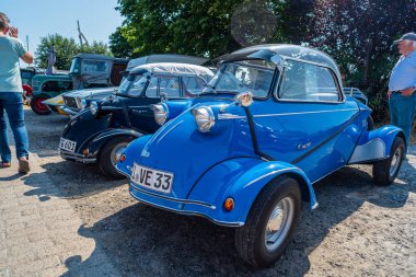 Varel, Almanya, Temmuz, 28, 2019: eski arabalar Vareler 'de buluşuyor 