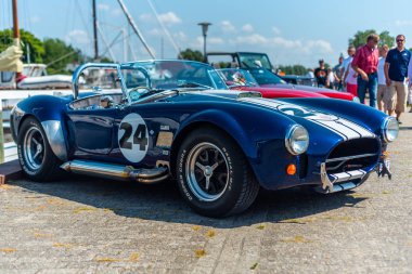 Varel, Almanya, Temmuz, 28, 2019: eski arabalar Vareler 'de buluşuyor 