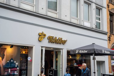 Oldenburg, Aşağı Saksonya, Almanya - 9 Ekim 2019: tchibo coff