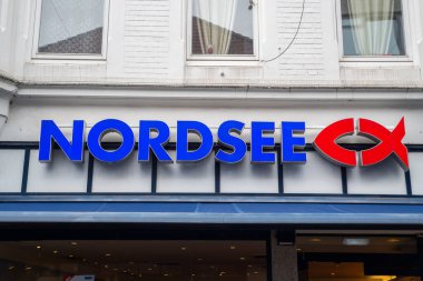 Oldenburg, Aşağı Saksonya, Almanya - 9 Ekim 2019: Nordsee fis