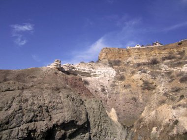 Kırım dağları ve mavi gökyüzü