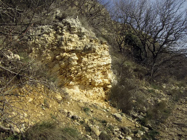 Crimea Natura Selvaggia Roccia — Foto Stock