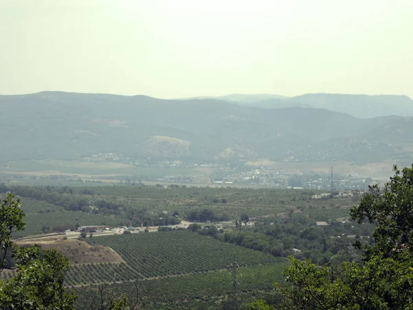 Paesaggio Crimeo Montagne Colline — Foto Stock