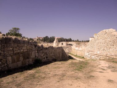 Antik kentin panoramik görünümü