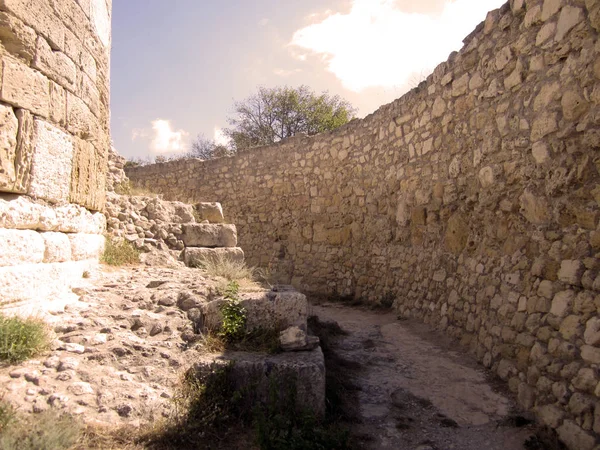 Ancient street and walls